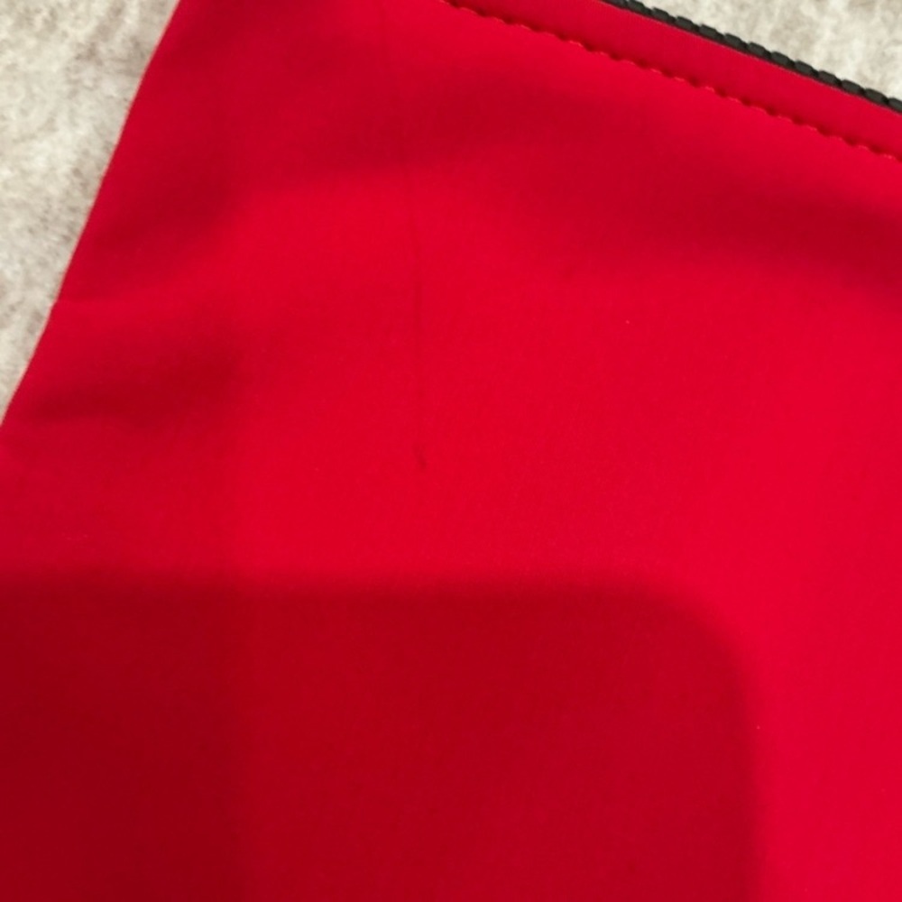 NWOT Hermes Red Trousse Clutch Pouch - Picture 4 of 6